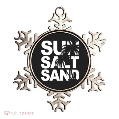 Sun Salt Sand Summer Palm Tree Ornament