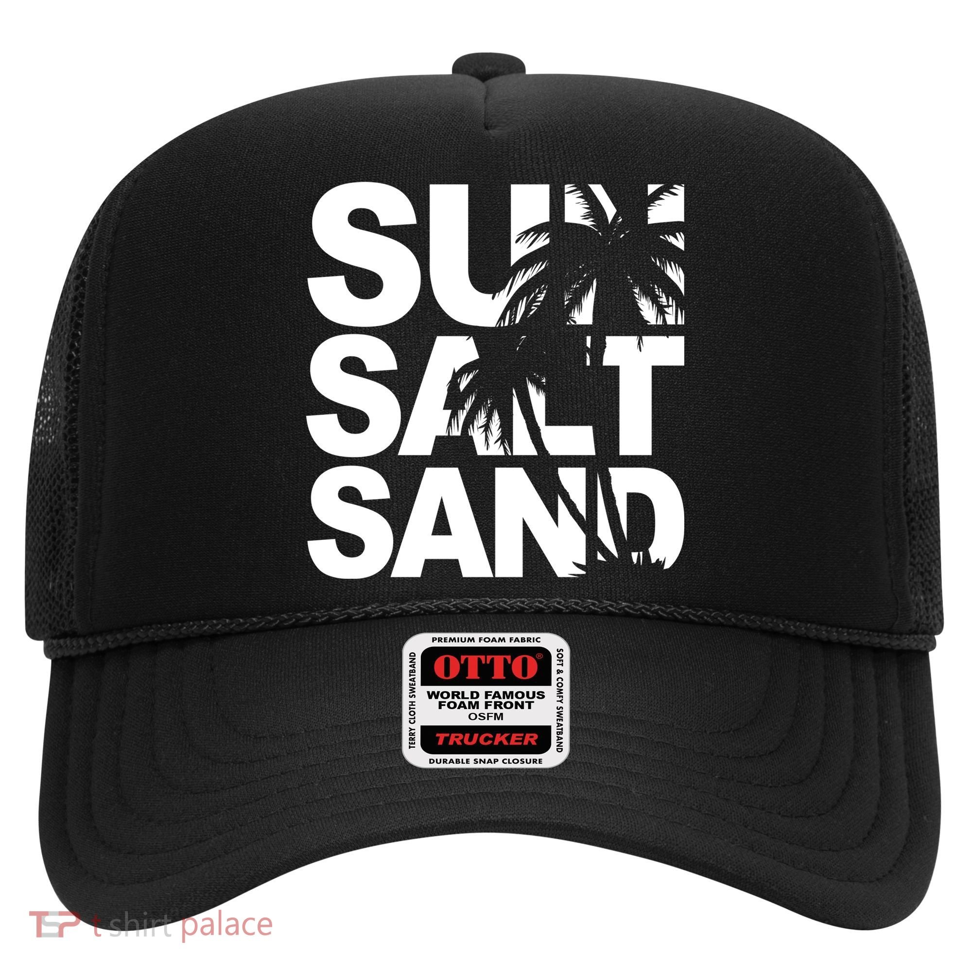 Sun Salt Sand Summer Palm Tree Hat