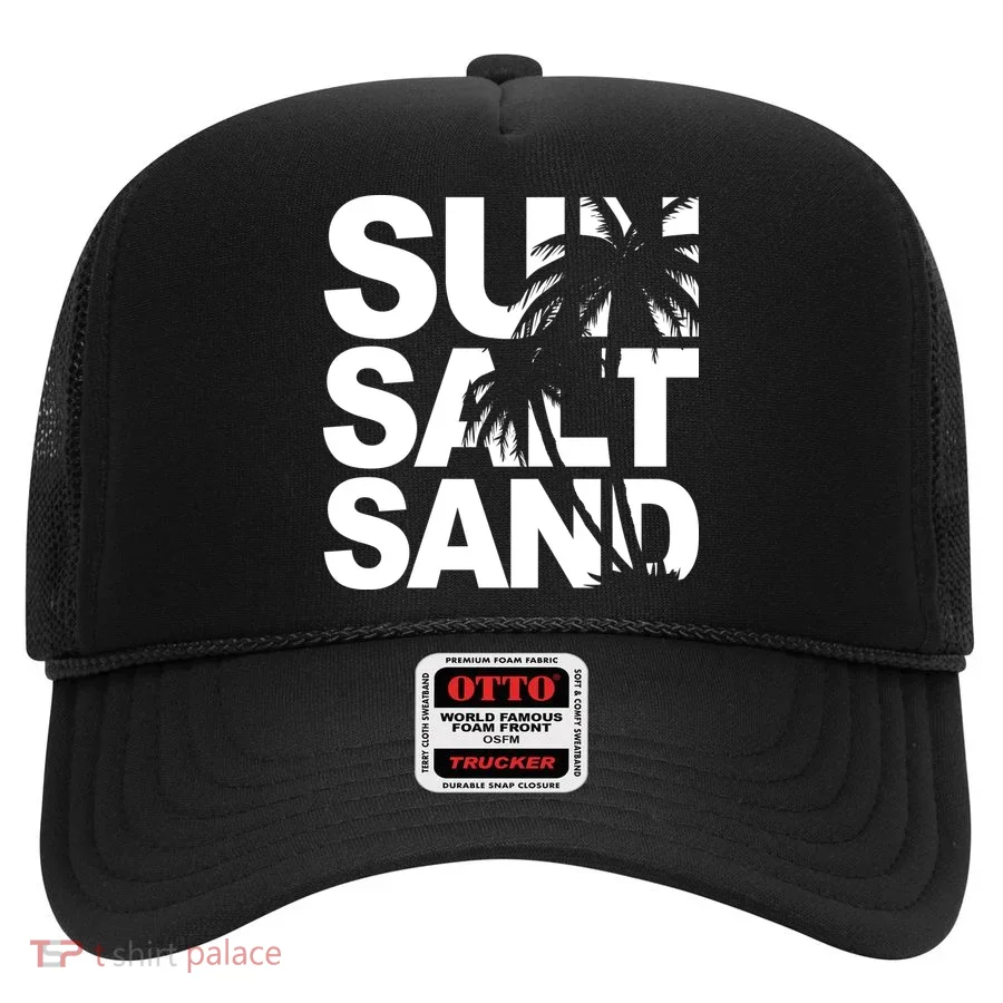 Sun Salt Sand Summer Palm Tree Hat