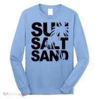 Sun Salt Sand Summer Palm Tree Long Sleeve Shirt thumb 0