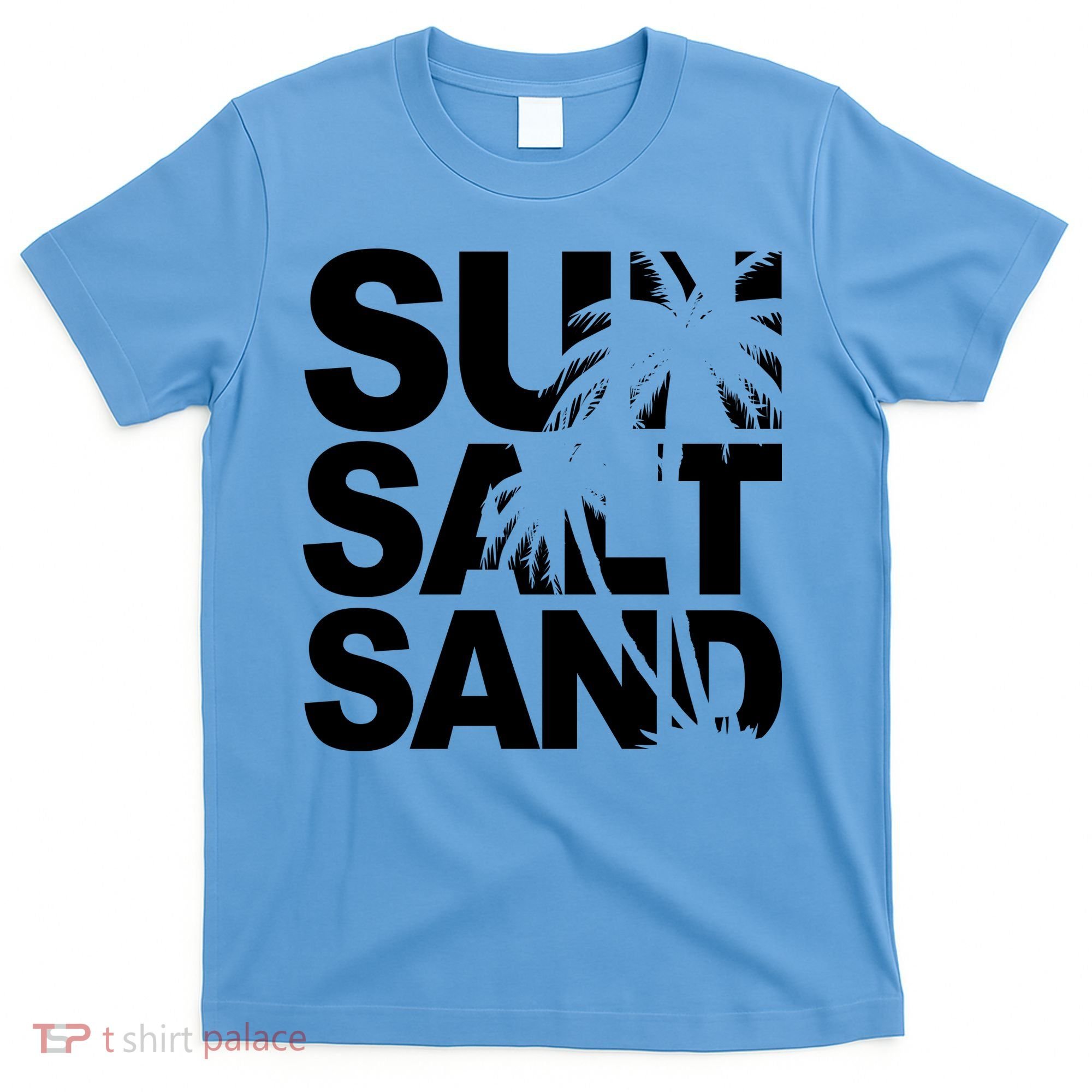 Sun Salt Sand Summer Palm Tree T-Shirt