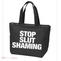 Stop Slut Shaming Funny Adult Saying Tote Bag thumb 3