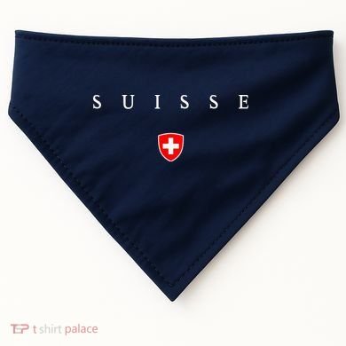 Switzerland Suisse USA-Made Doggie Bandana