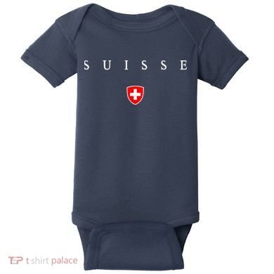 Switzerland Suisse Baby Bodysuit