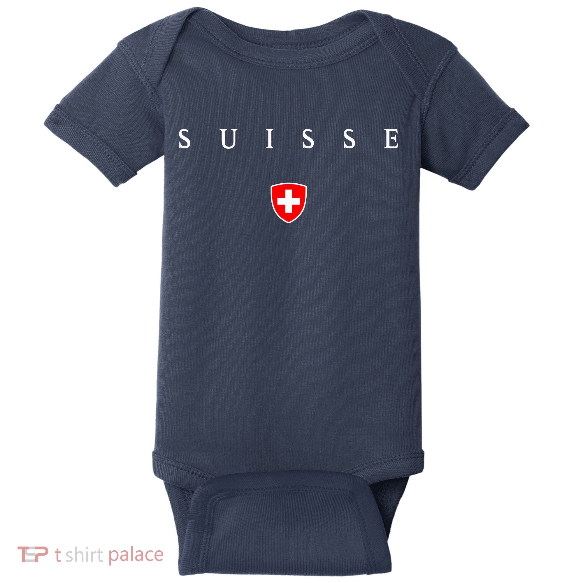 Switzerland Suisse Baby Bodysuit