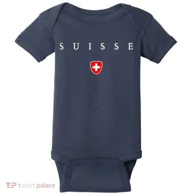 Switzerland Suisse Baby Bodysuit