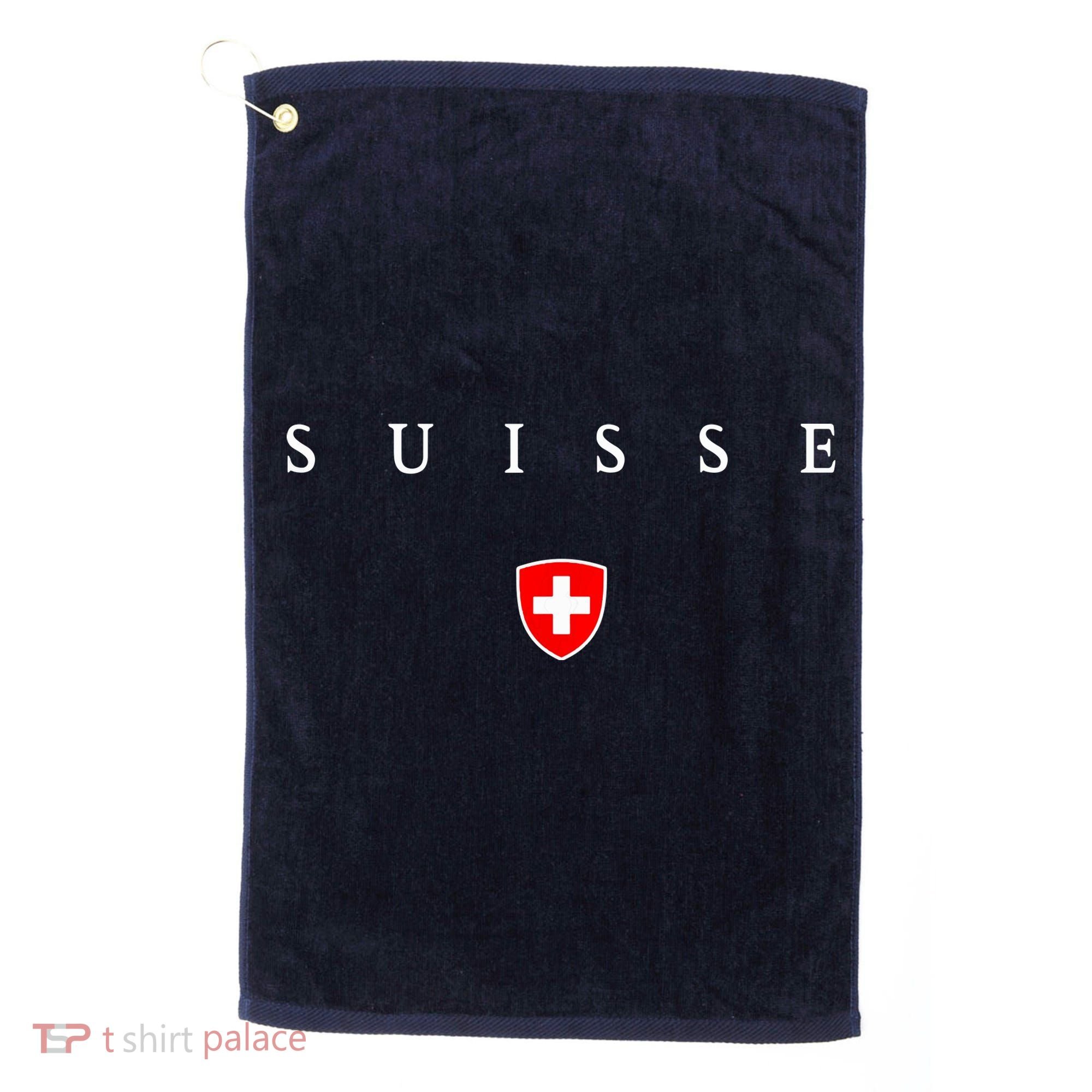 Switzerland Suisse Golf Towel