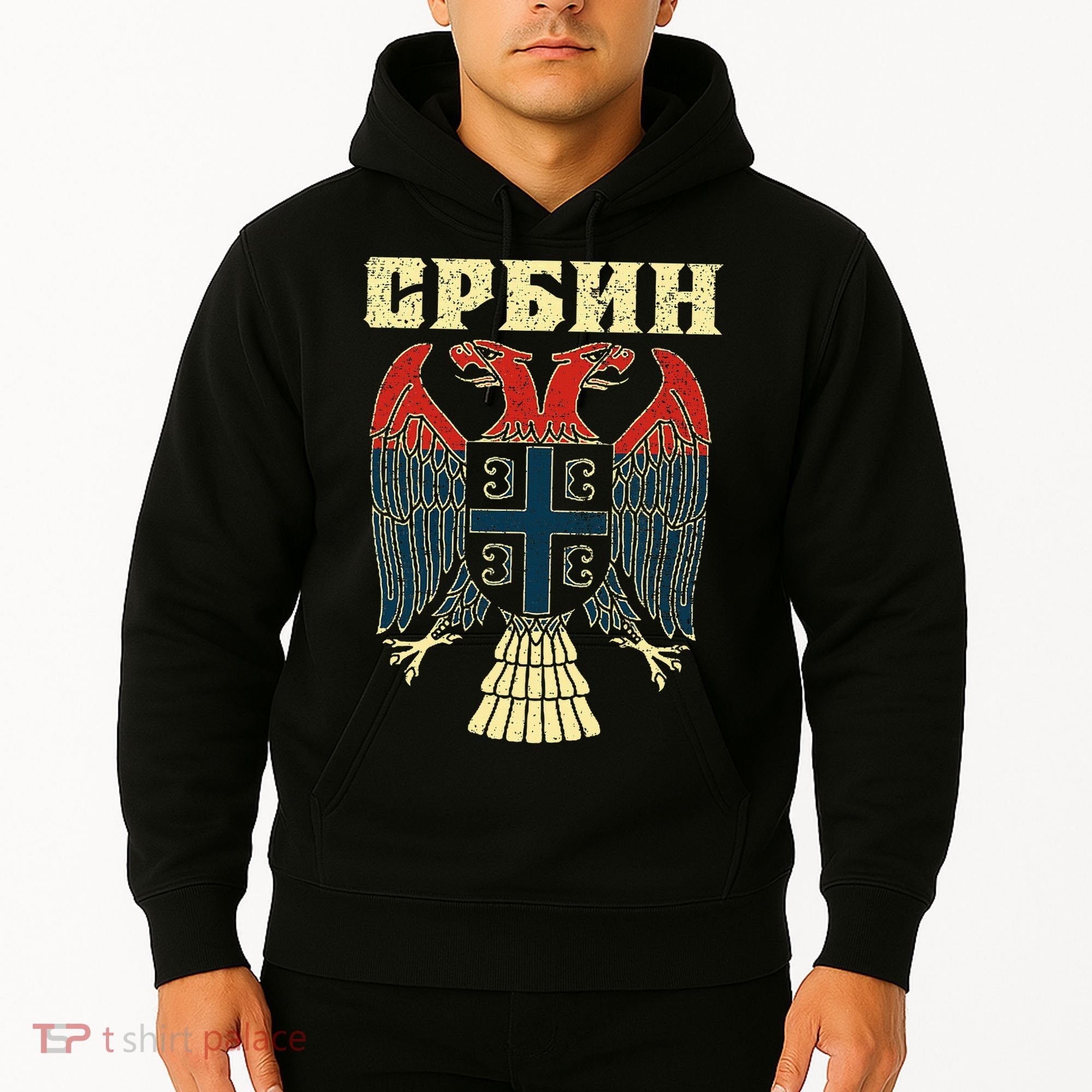 Serbia Srbija Serbian Serbian Eagle Flag Cccc Cyrillic Hoodie