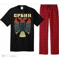Serbia Srbija Serbian Serbian Eagle Flag Cccc Cyrillic Pajama Set thumb 0