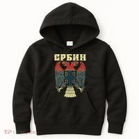 Serbia Srbija Serbian Serbian Eagle Flag Cccc Cyrillic Kids Hoodie thumb 0
