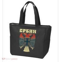 Serbia Srbija Serbian Serbian Eagle Flag Cccc Cyrillic Tote Bag thumb 3