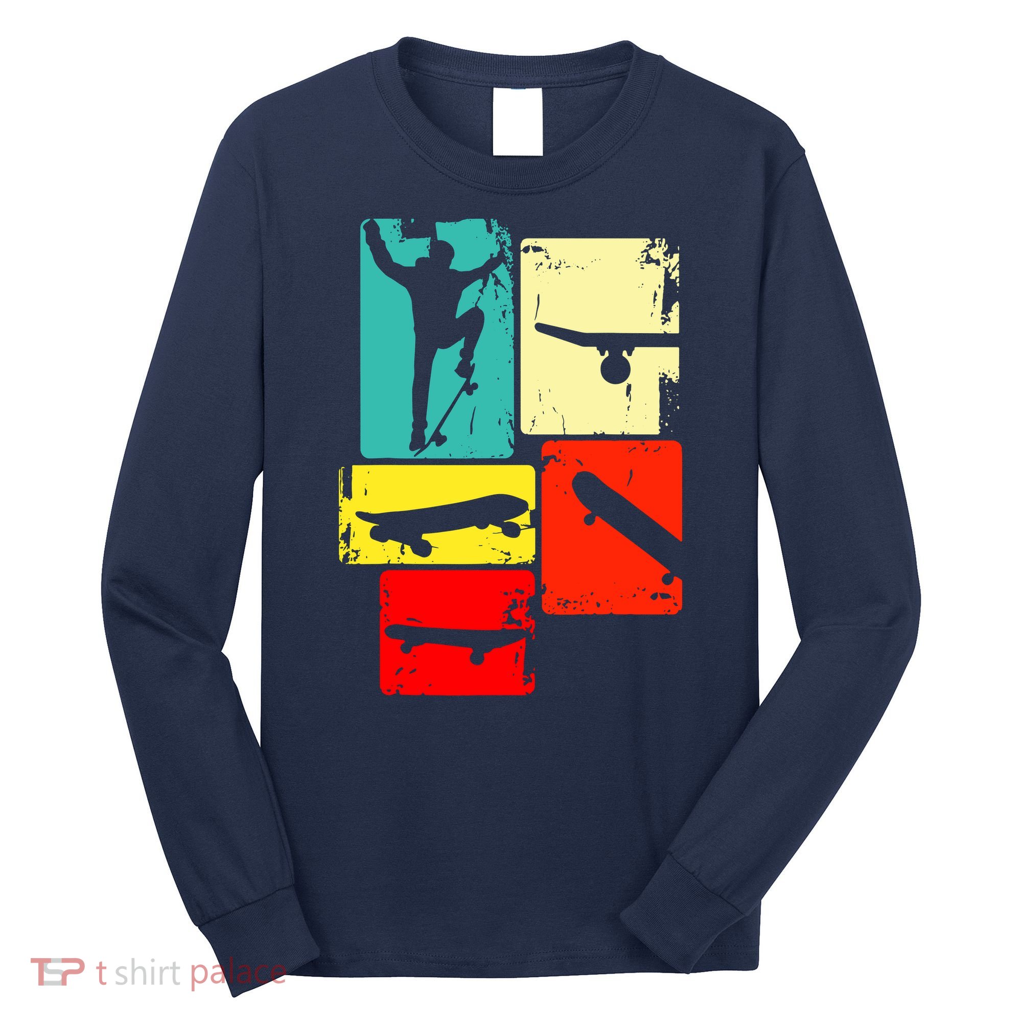 Skater Skateboarder Long Sleeve Shirt