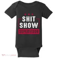 ShitShow Supervisor Baby Bodysuit thumb 0