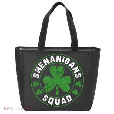 Shenanigans Squad Shamrocks Irish Funny St Patricks Day Bag