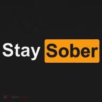 Stay Sober USA-Made Doggie Bandana thumb 2