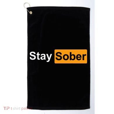 Stay Sober Golf Towel