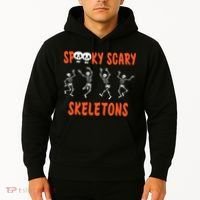 Spooky Scary Skeletons Dance Halloween Day Hoodie thumb 2
