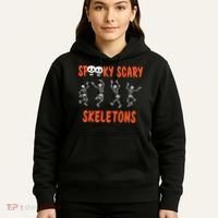 Spooky Scary Skeletons Dance Halloween Day Hoodie thumb 5