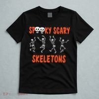 Spooky Scary Skeletons Dance Halloween Day T-Shirt thumb 5