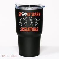 Spooky Scary Skeletons Dance Halloween Day Tumbler thumb 0