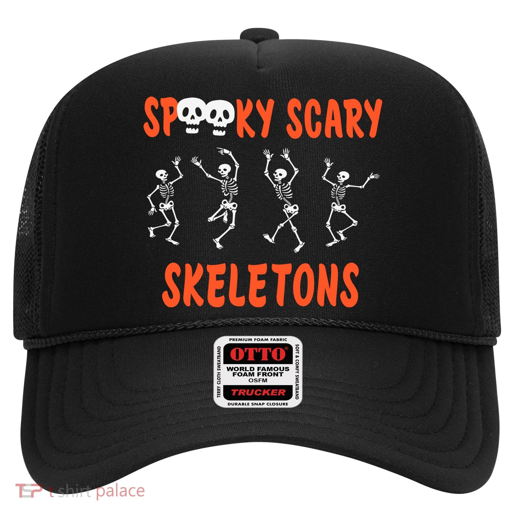 Spooky Scary Skeletons Dance Halloween Day Hat