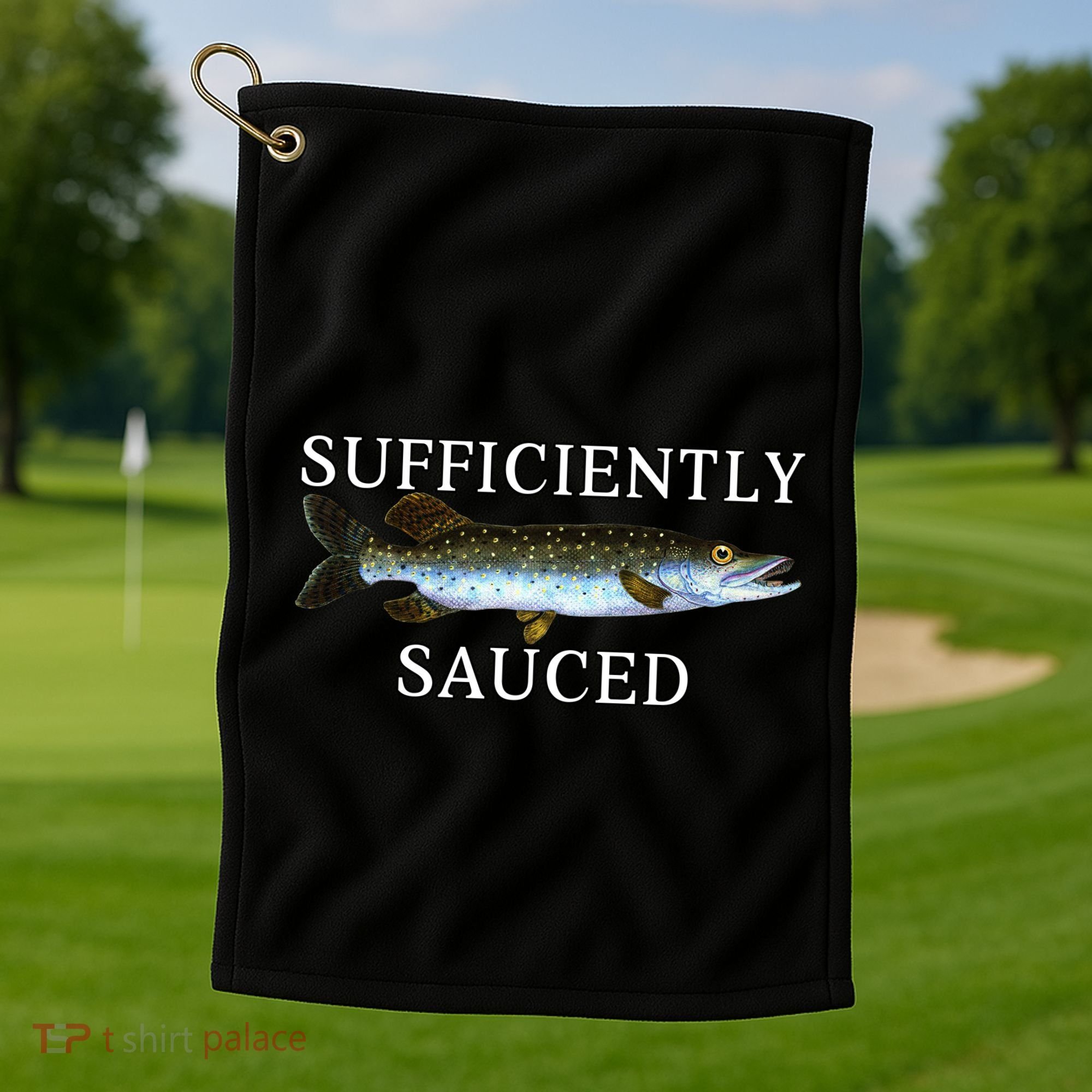 Sufficiently Sauced Golf Towel