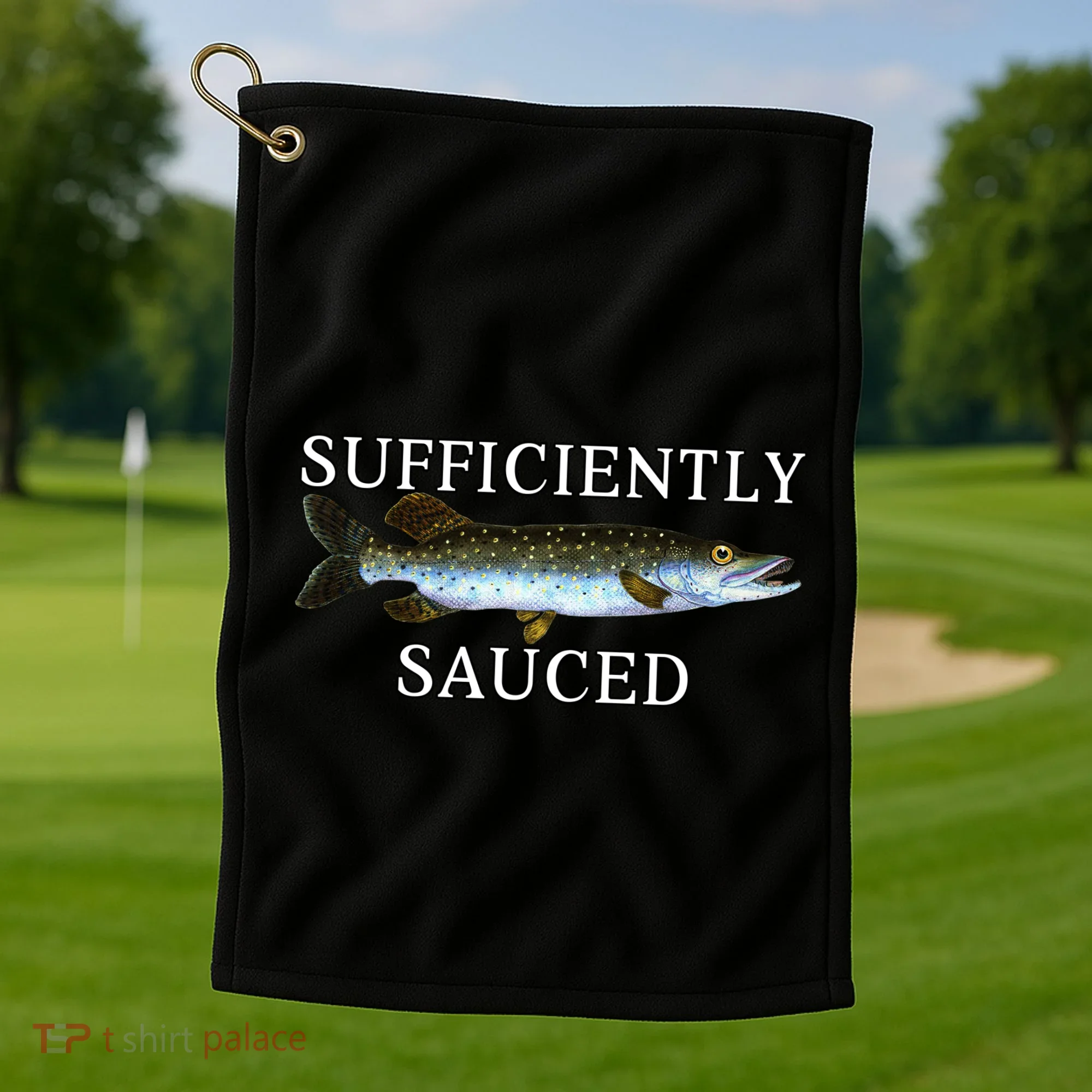 Sufficiently Sauced Golf Towel