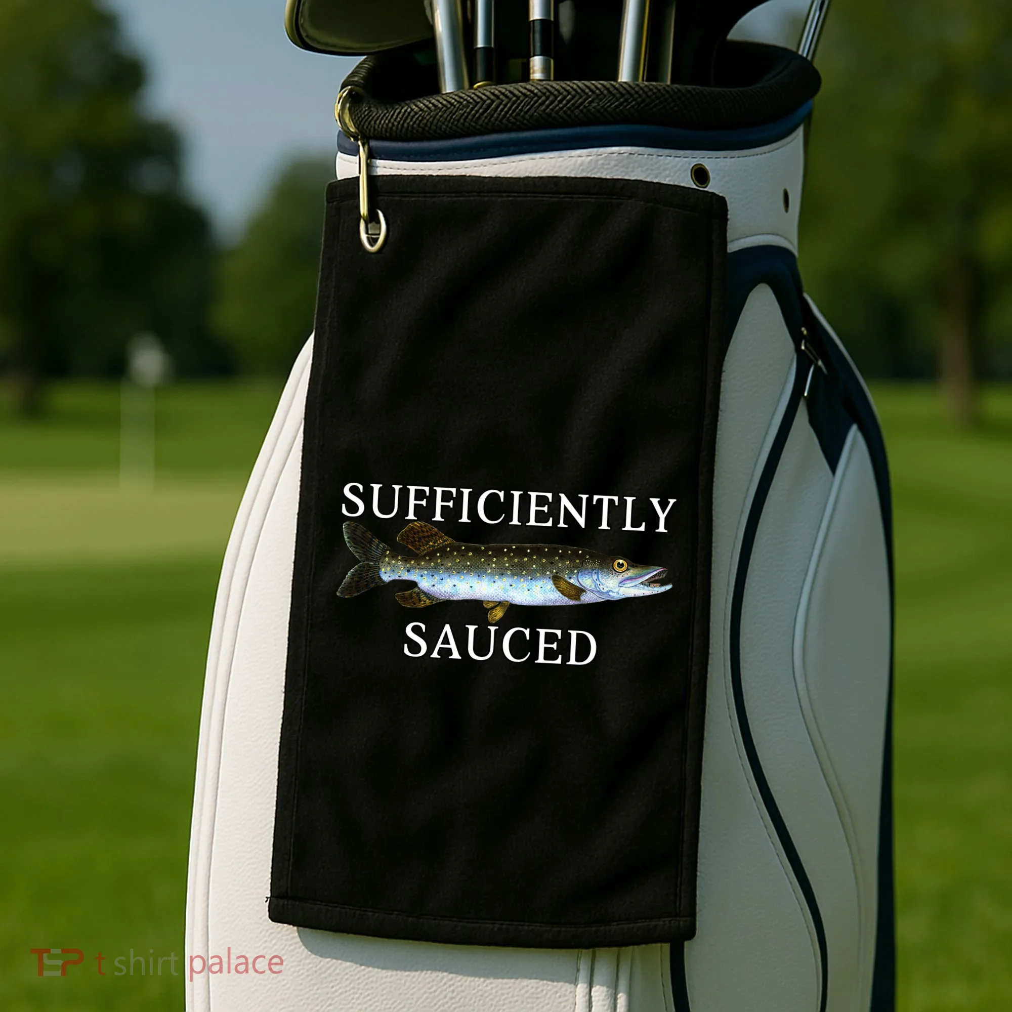 Sufficiently Sauced Golf Towel