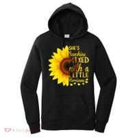 She Sunflower Sunshine Mixed With A Little Hurricane Gift Women's Hoodie thumb 0