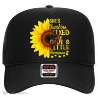She Sunflower Sunshine Mixed With A Little Hurricane Gift Hat thumb 0