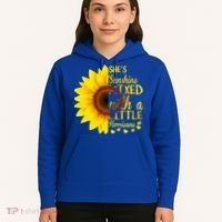 She Sunflower Sunshine Mixed With A Little Hurricane Gift Hoodie thumb 5