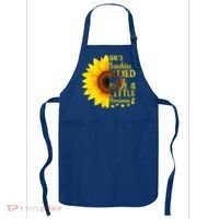 She Sunflower Sunshine Mixed With A Little Hurricane Gift Apron thumb 0