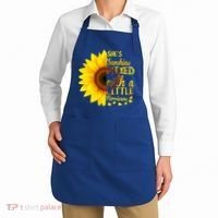 She Sunflower Sunshine Mixed With A Little Hurricane Gift Apron thumb 2