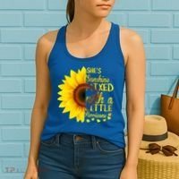 She Sunflower Sunshine Mixed With A Little Hurricane Gift Women's Tank Top thumb 2