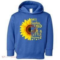 She Sunflower Sunshine Mixed With A Little Hurricane Gift Toddler Hoodie thumb 0