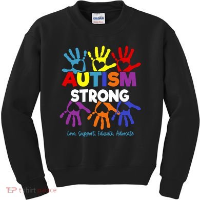 Sped Squad Special Education Teacher Autism Awareness Month Kids Sweatshirt