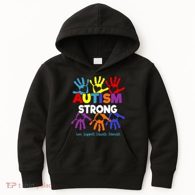 Sped Squad Special Education Teacher Autism Awareness Month Kids Hoodie
