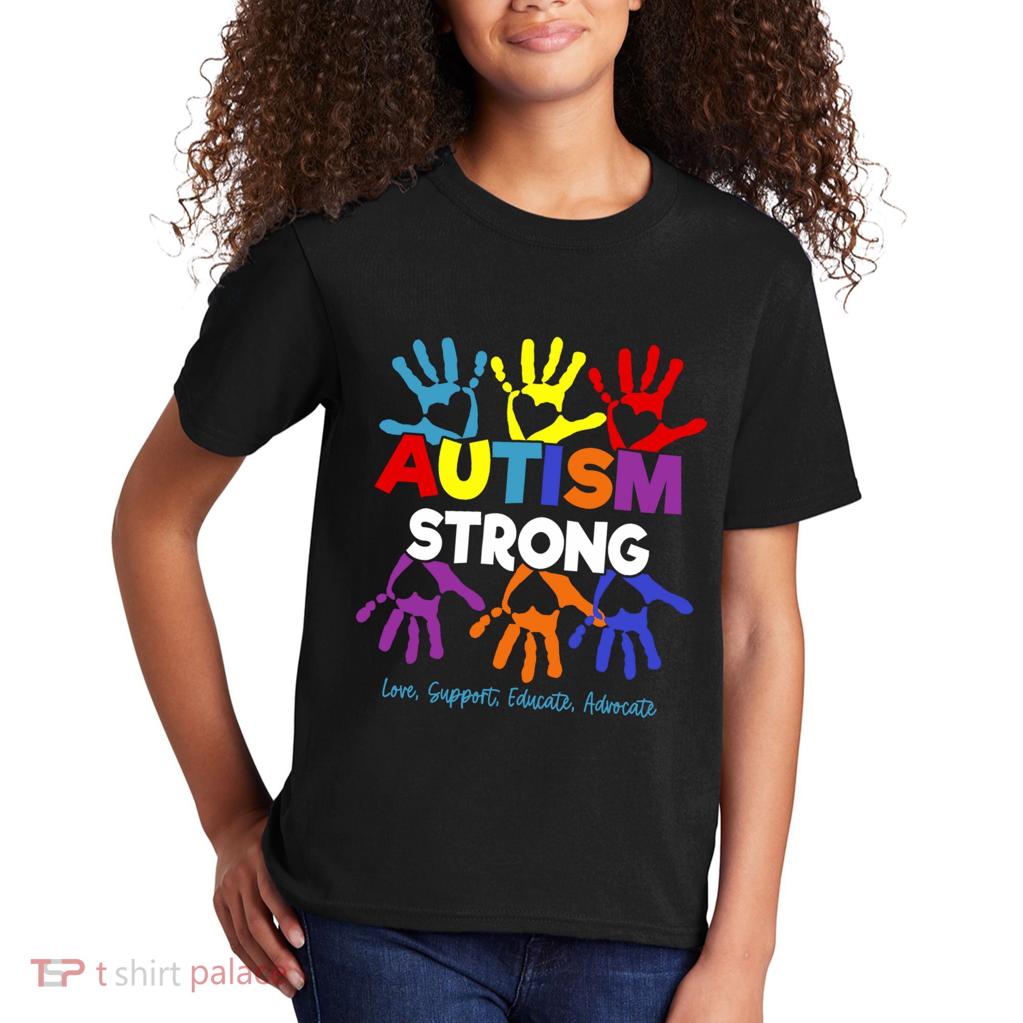 Sped Squad Special Education Teacher Autism Awareness Month Kids T-Shirt
