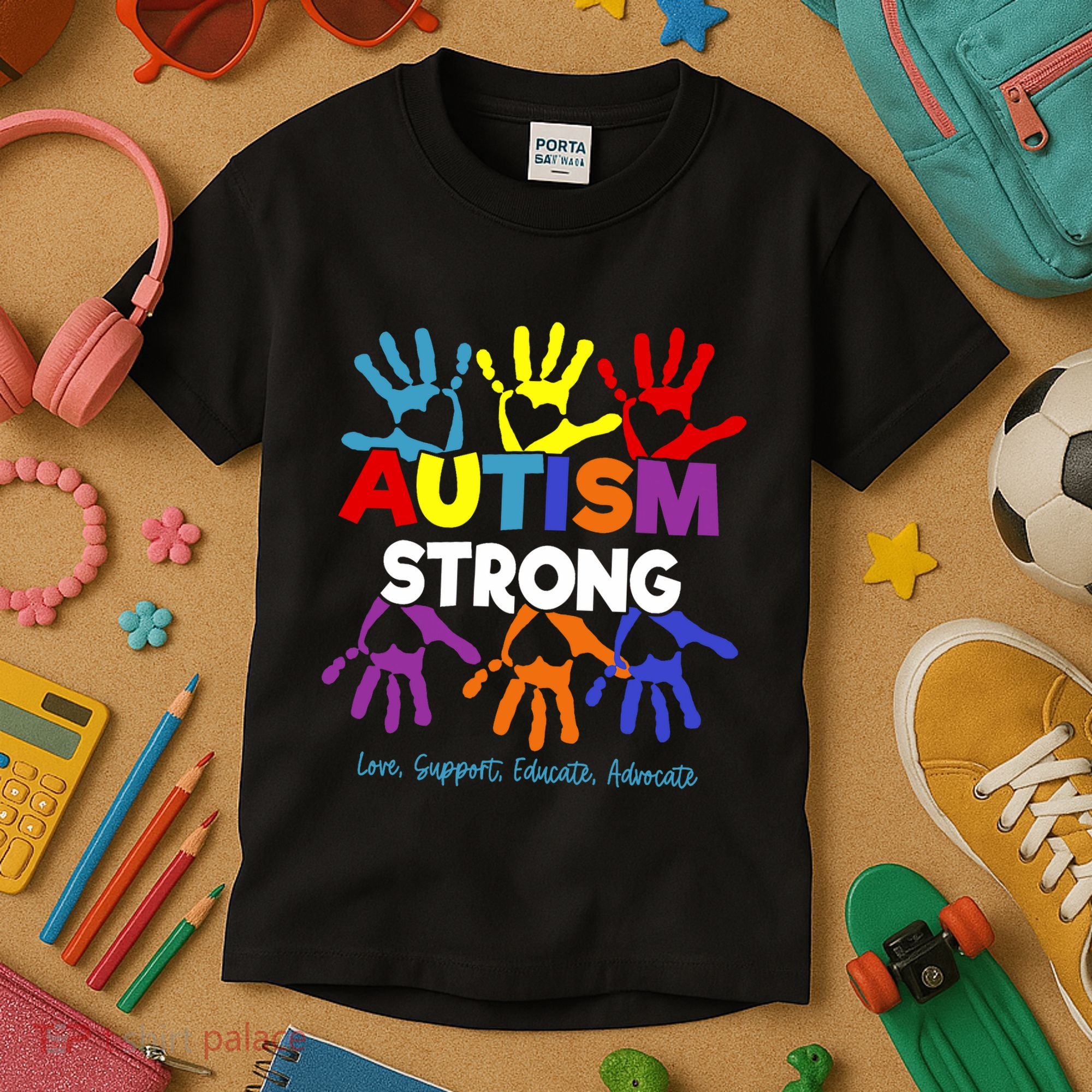 Sped Squad Special Education Teacher Autism Awareness Month Kids T-Shirt