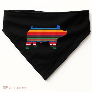 Show Swine Serape Pig USA-Made Doggie Bandana