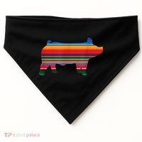 Show Swine Serape Pig USA-Made Doggie Bandana thumb 0