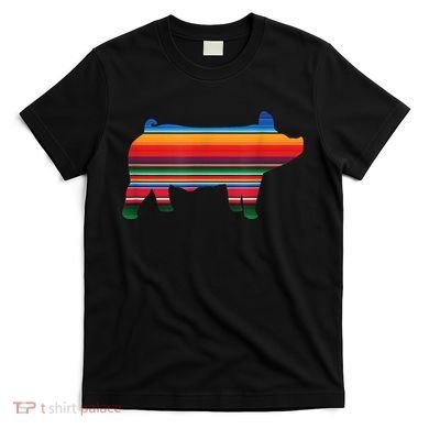 Show Swine Serape Pig T-Shirt