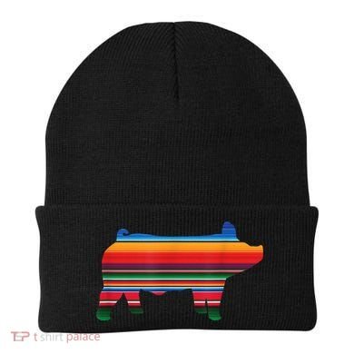 Show Swine Serape Pig Beanie