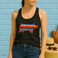 Show Swine Serape Pig Women's Tank Top thumb 2