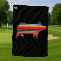 Show Swine Serape Pig Golf Towel thumb 1