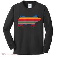 Show Swine Serape Pig Kids Long Sleeve Shirt thumb 0