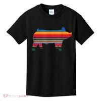 Show Swine Serape Pig Kids T-Shirt thumb 0