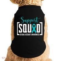 Support Squad Sexual Assault Awareness Month Support Victim Doggie Tank thumb 0