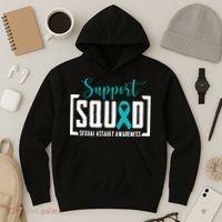 Support Squad Sexual Assault Awareness Month Support Victim Hoodie thumb 3