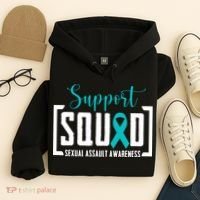 Support Squad Sexual Assault Awareness Month Support Victim Hoodie thumb 4